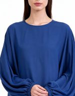 Plus-size solid color dress - Image 5